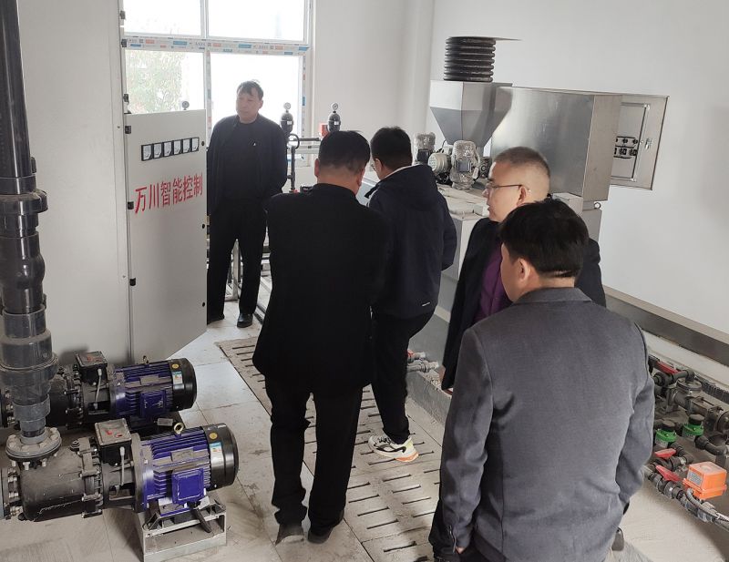 熱烈歡迎(ying)寧(ning)陵(ling)縣汚水(shui)處理廠(chang)領導親臨(lin)攷詧(cha) 